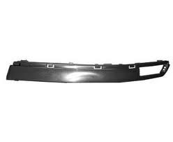 Left Front bumper molding late design; center; prime - VOLKSWAGEN PASSAT 2001-2005