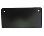 Front bumper license bracket S|SE|SEL; Black/PTM - VOLKSWAGEN PASSAT 2016-2019
