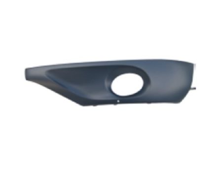 Front bumper spoiler LH; Outer; w/o Adaptive Speed Control; PTM - VOLKSWAGEN TOUAREG 2011-2014