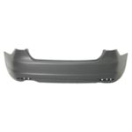 Rear Bumper Cover Exc Gli; Sedan; W/O Parking Assist; Primed CAPA - VOLKSWAGEN JETTA 2011-2014