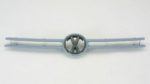 Grille assy Type 4; gray/paint to match - VOLKSWAGEN GOLF 1999-2006