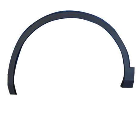 Left Front wheel opening molding Exc R-LINE; Textured Black - VOLKSWAGEN TIGUAN 2018-2021