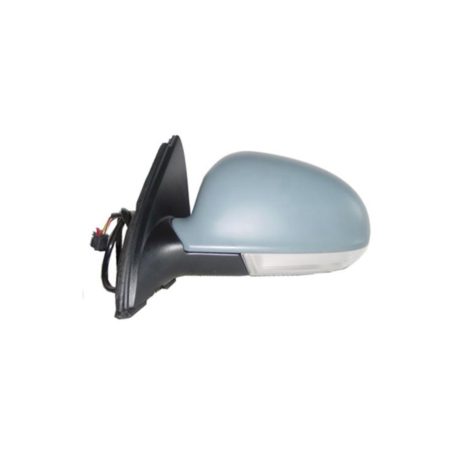 Left Mirror Outside Rear View Power; Heated; W/Signal Lamp; W/Puddle Lamp; Ptm - VOLKSWAGEN JETTA 2005-2010