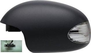 Left Mirror outside rear view Power; Heated; w/Signal Lamps; From 12-02; PTM - VOLKSWAGEN BEETLE 2003-2010