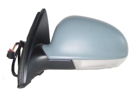 Right Mirror outside rear view Power; Heated; w/Signal Lamp; w/o Puddle Lamp; PTM - VOLKSWAGEN JETTA 2005-2010