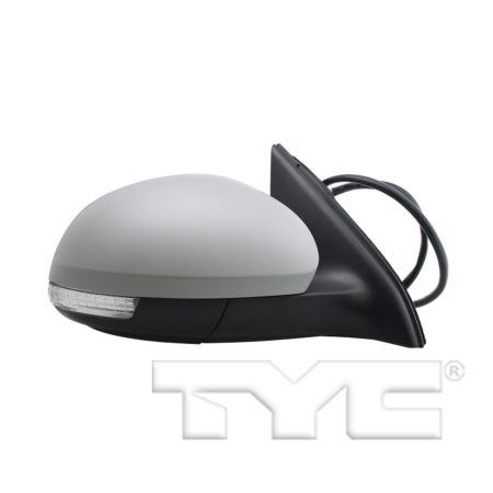 Right Mirror outside rear view Power; Heated; w/Memory; w/Auto Back Hold; From 12-08 - VOLKSWAGEN TIGUAN 2009-2018