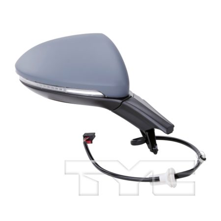 Right Mirror outside rear view Power; Heated; w/Cover; PTM - VOLKSWAGEN GOLF 2015-2015