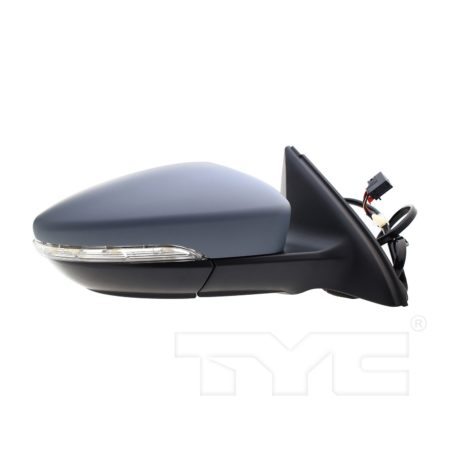 Right Mirror outside rear view Power; Heated; w/Signal Lamp; w/o Memory; PTM - VOLKSWAGEN JETTA 2011-2015