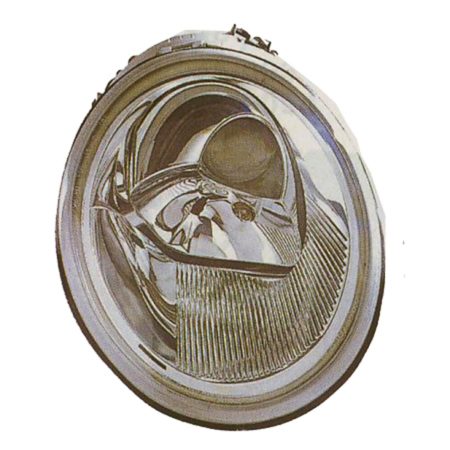 Left Headlamp assy composite Turbo S; Halogen - VOLKSWAGEN BEETLE 2002-2005