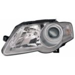 Left Headlamp assy composite Halogen; Valeo Brand - VOLKSWAGEN PASSAT 2006-2010
