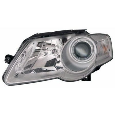 Left Headlamp assy composite Halogen; Valeo Brand - VOLKSWAGEN PASSAT 2006-2010
