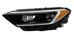 Left Headlamp Assy Composite Projector Type; w/Black Edged Lens; To 5-6-18 - VOLKSWAGEN JETTA 2019-2023