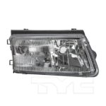 Right Headlamp assy composite all; Early Design - VOLKSWAGEN PASSAT 1998-2001