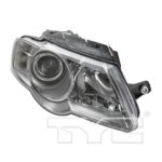 Right Headlamp assy composite Halogen; Hella Brand - VOLKSWAGEN PASSAT 2006-2010