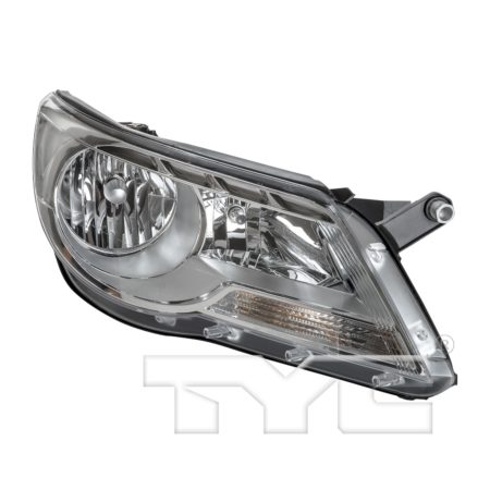 Right Headlamp assy composite Halogen; From VIN 902501 - VOLKSWAGEN TIGUAN 2009-2011