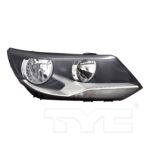 Right Headlamp assy composite Halogen - VOLKSWAGEN TIGUAN 2012-2017