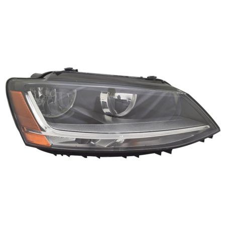 Right Headlamp Assy Composite Sedan; Halogen - VOLKSWAGEN JETTA 2015-2018