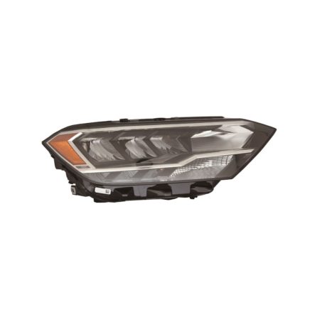 Right Headlamp assy composite Composite Type; w/o Black Edged Lens - VOLKSWAGEN JETTA 2019-2023