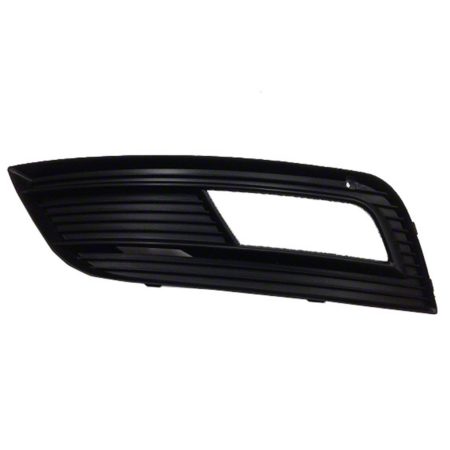 Left Front bumper insert Fog Lamp Bezel; w/o Adaptive Cruise Control; w/o S-Line Pkg - AUDI A4 2013-2016