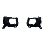 Front bumper bracket set Exc REBEL; Type 2; Halogen Fog Lamp Bracket Set; Includes LH/RH Sides - RAM 1500 2019-2022