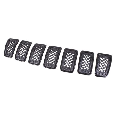 Grille assy LATITUDE|LATITUDE PLUS|LIMITED|OVERLAND|NORTH|SPORT; Code [MFS]; Dark Gray - JEEP CHEROKEE 2019-2022