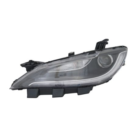 Left Headlamp assy composite Halogen; Black Trim - CHRYSLER 200 2015-2015