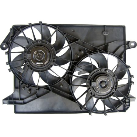 Radiator cooling fan assy 2.7L3.5L; Std Duty; Motor/Blade/Shroud Dual Fan Assy - DODGE MAGNUM 2005-2008