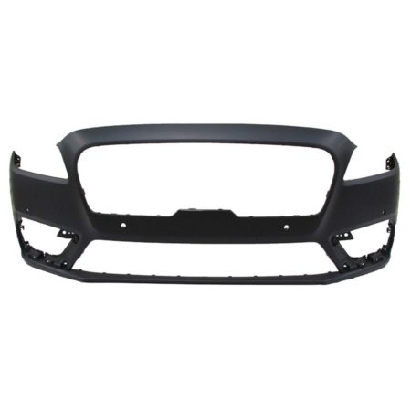 Front bumper cover w/o Tow Hook; w/o Active Park Assist; prime - LINCOLN CONTINENTAL 2017-2020