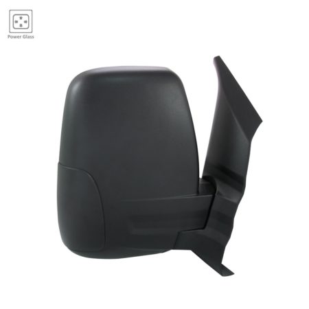 Right Mirror outside rear view Power; Non-Heated; Short Arm; Medium/High Roof - FORD TRANSIT-150 2020-2021