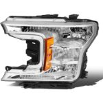 Left Headlamp assy composite Halogen; w/o Sport Appearance Pkg; From 12-17-17 - FORD F-150 2018-2020