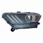 Left Headlamp lens/housing HID; w/LED - FORD MUSTANG 2015-2017
