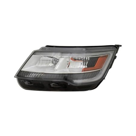 Left Headlamp lens/housing BASE; HID - FORD EXPLORER 2016-2018