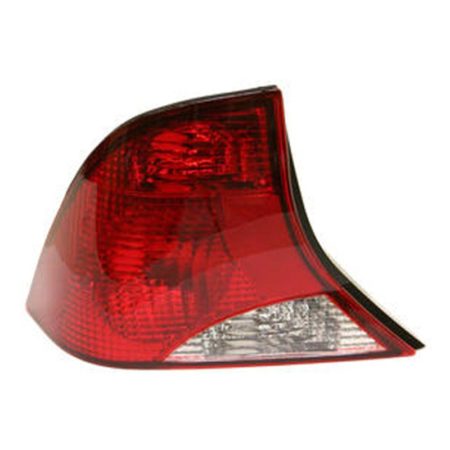 Left Taillamp assy 4dr sedan; w/o bulb or socket; w/black housing - FORD FOCUS 2003-2004