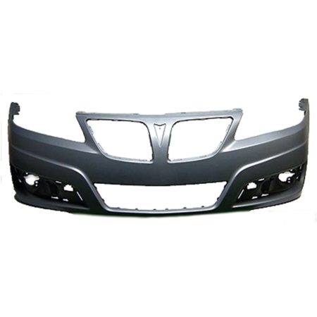 Front bumper cover BASE|GT; w/CTF Pkg; Second Design; w/Molded Fog Lamp Holes - PONTIAC G6 2009-2010