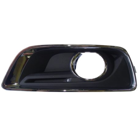 Left Front bumper insert Fog Lamp Bezel; w/Fog Lamps; Chrome - CHEVROLET MALIBU LIMITED 2016-2016
