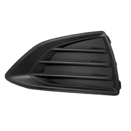 Left Front bumper insert L|LS|LT; Sedan; Fog Lamp Opening Cover; w/o Fog Lamps - CHEVROLET CRUZE 2019-2019