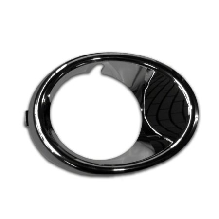 Right Front bumper insert all; Fog Lamp Bezel; w/Fog Lamps; Chrome - CHEVROLET SONIC 2012-2016