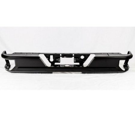 Rear bumper assembly Single Exh; w/Blind Spot Module; Chrome - CHEVROLET SILVERADO 1500 LTD 2022-2022
