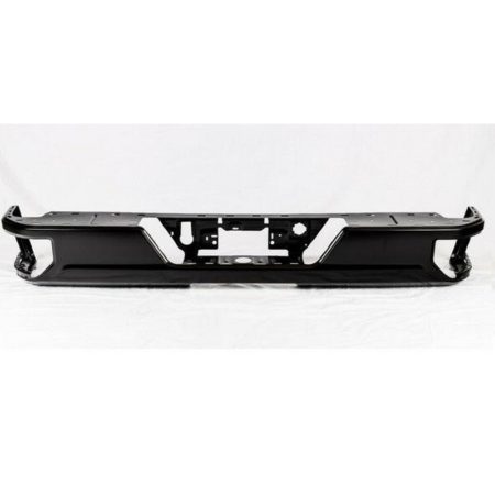 Rear bumper assembly Dual Exh; w/o Blind Spot Module; Chrome - CHEVROLET SILVERADO 1500 LTD 2022-2022