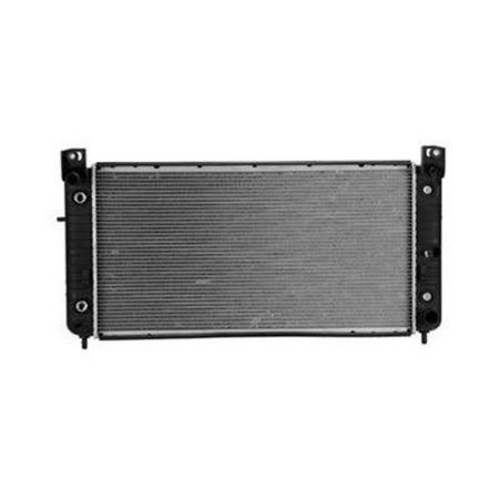Radiator assembly w/6.0L V8 gas engine; w/auto trans; w/engine oil cooler - GMC SIERRA 3500 2001-2006