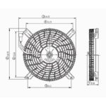 Condenser fan all - CHEVROLET TRACKER 2002-2004
