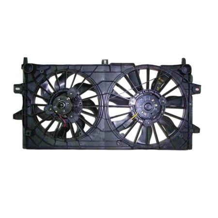 Radiator cooling fan assy LS|LT|LTZ|50TH ANNIVERSARY; 3.5L/3.9L; Motor/Blade/Shroud Assy - CHEVROLET MONTE CARLO 2006-2007