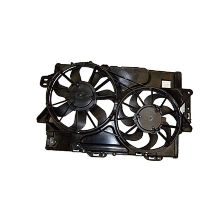 Radiator cooling fan assy 3.6L; 2nd Design; Motor/Blade/Shroud Dual Fan Assy - CHEVROLET EQUINOX 2008-2009