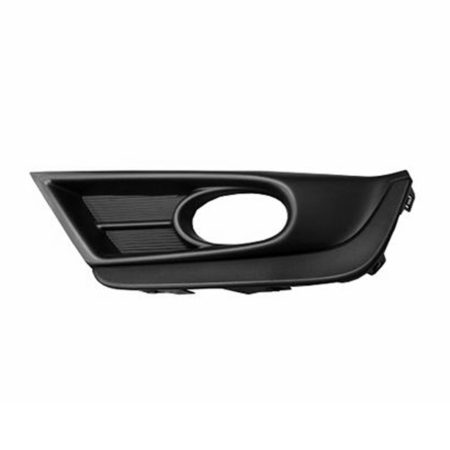 Left Front bumper insert Fog Lamp Bezel; w/Fog Lamps; Black Trim - HONDA CR-V 2017-2019