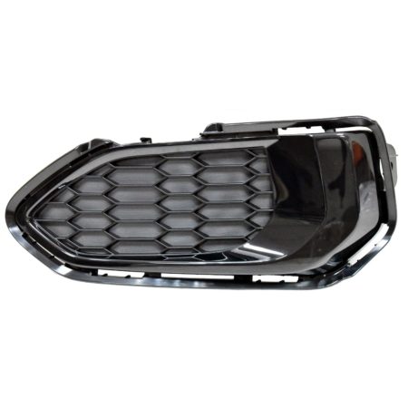 Left Front bumper insert DX|LX; Fog Lamp Opening Cover; w/o Fog Lamps - HONDA FIT 2018-2020