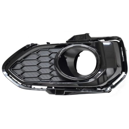 Left Front bumper insert EX|EX-L|SPORT; Fog Lamp Bezel; w/Fog Lamps - HONDA FIT 2018-2020