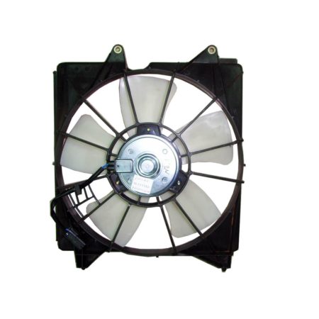 Radiator cooling fan assy Coupe; 6 cyl; LH; Motor/Blade/Shroud Assy - HONDA ACCORD 2008-2012