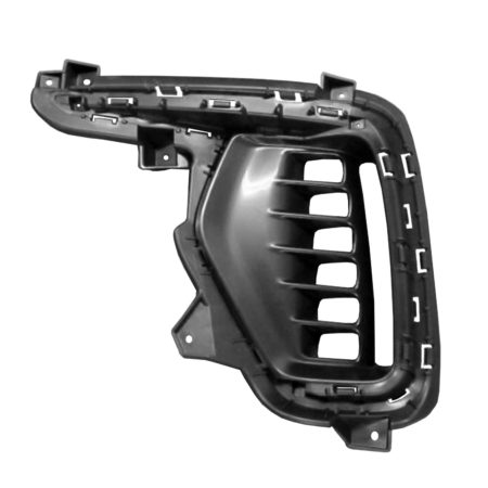 Left Front bumper insert Fog Lamp Opening Cover; w/o Fog Lamps - HYUNDAI SANTA FE XL 2019-2019