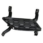 Left Front bumper insert SE; Fog Lamp Opening Cover; w/o Fog Lamps - HYUNDAI SANTA FE 2019-2020