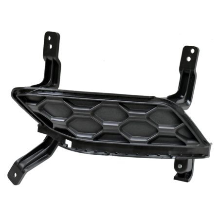 Left Front bumper insert SE; Fog Lamp Opening Cover; w/o Fog Lamps - HYUNDAI SANTA FE 2019-2020